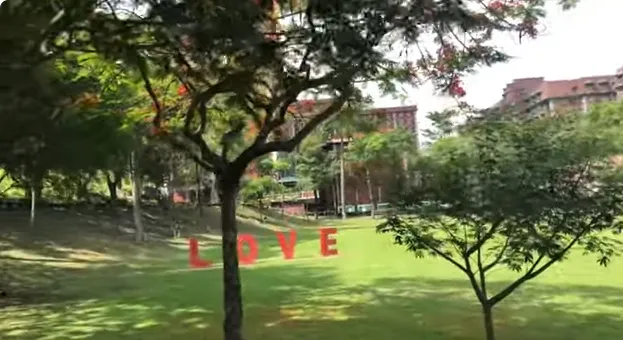 校園隨拍、景觀設計、綠意盎然、星座廣場、草園